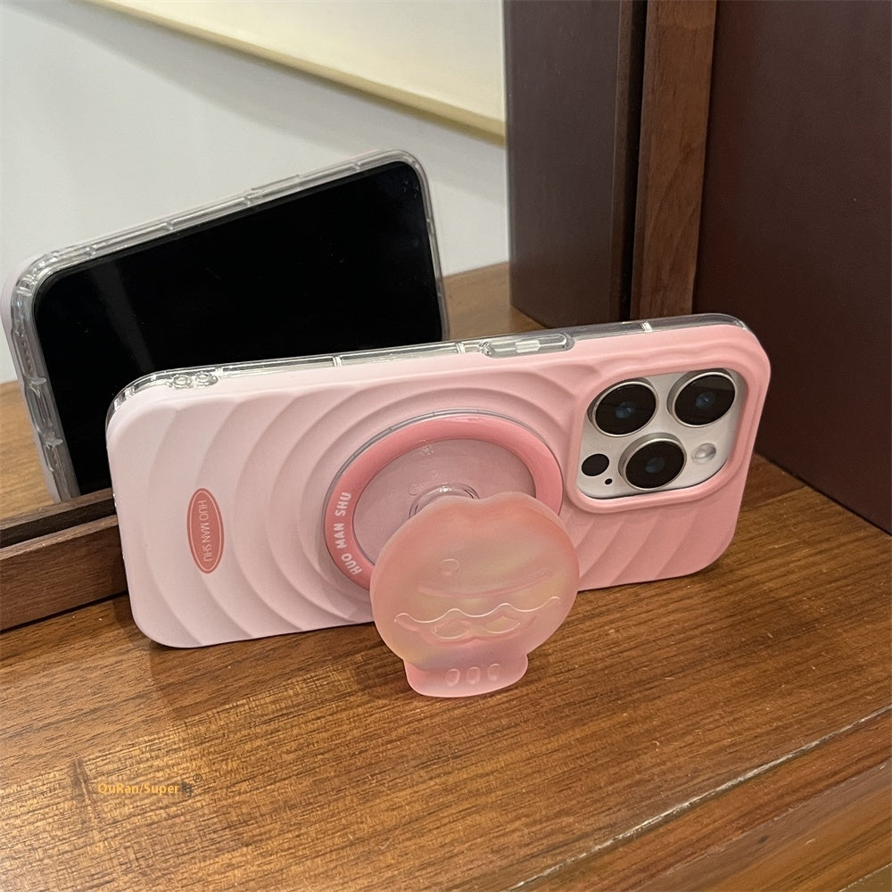 Personalized Gradient Ripple Phone Case