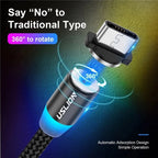 LED Magnetic USB Cable Fast Charging