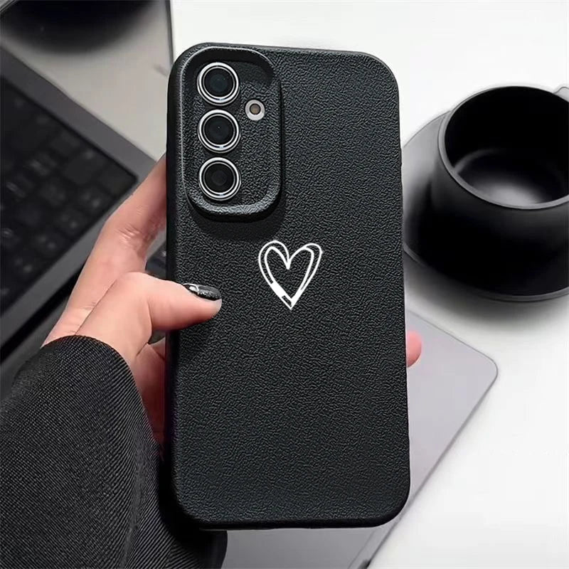 Leather Texture TPU Phone Case For Samsung Galaxy