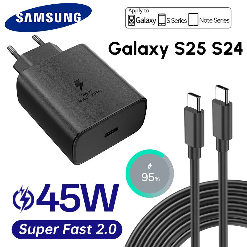 SAMSUNG Charger PD 45W Super Fast Charging