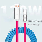 1.8M 120W Fast Charge USB Cable Quick Charge Type-C Charger