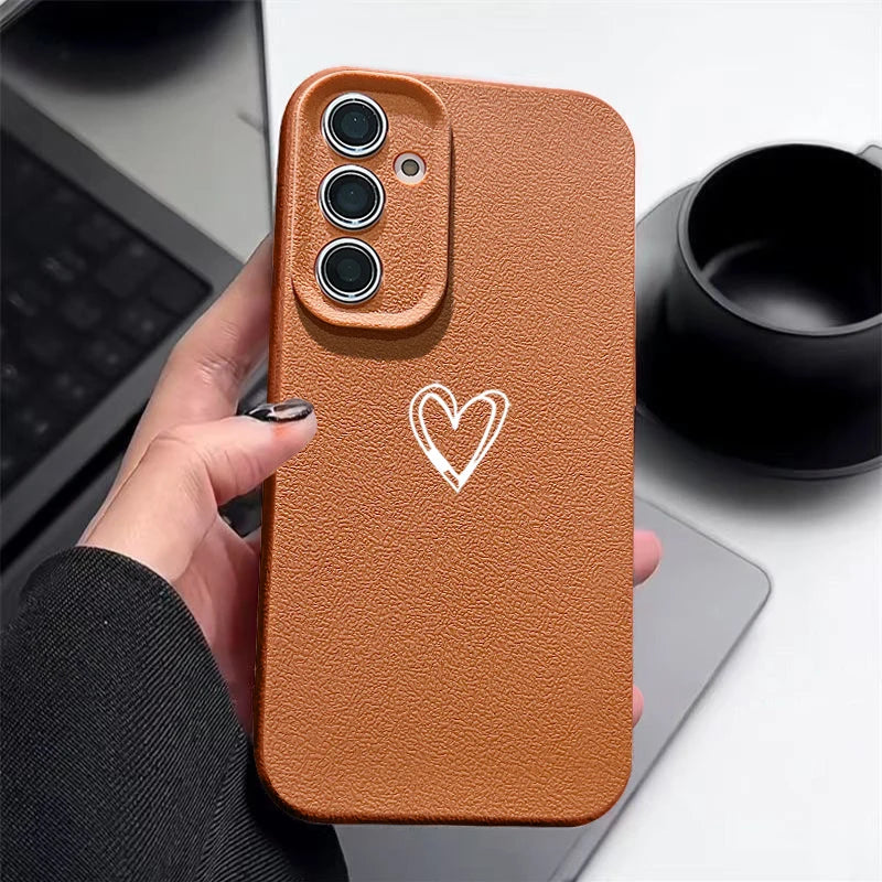 Leather Texture TPU Phone Case For Samsung Galaxy