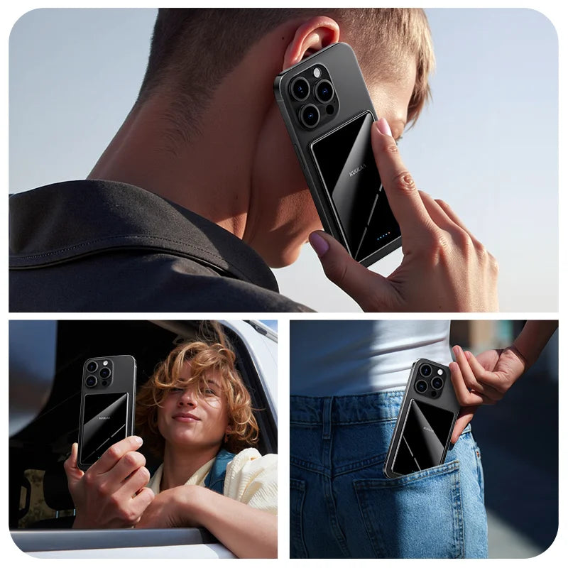 Magnetic Power Bank 5000mAh Slim Wireless External Battery