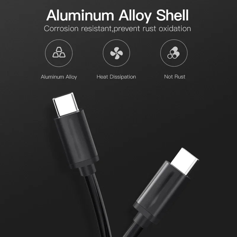 5A 87W Type C Data Cable Dual PD Super Fast Charging