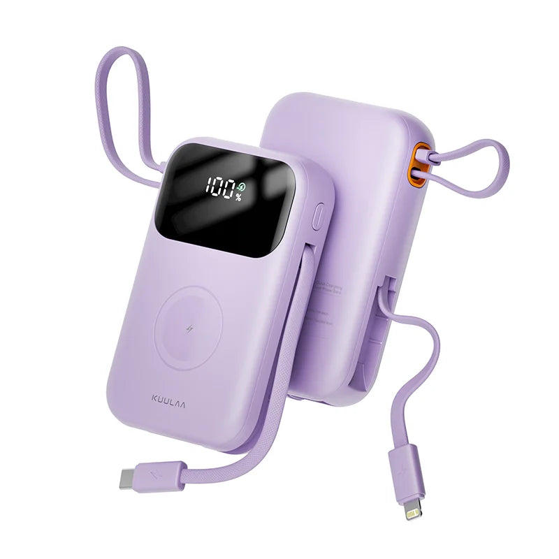 ‌10000mAh Power Bank with Cable for iPhone