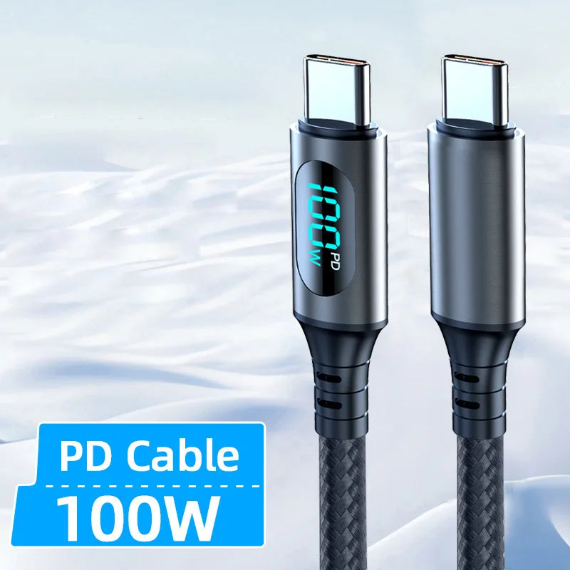 Ultra-Super Fast Charge Cable-6A 120W USB A To Type C