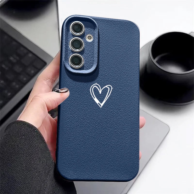 Leather Texture TPU Phone Case For Samsung Galaxy
