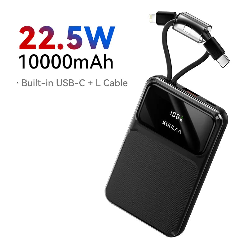 Power Bank 10000mAh 22.5W Fast Charging External Battery