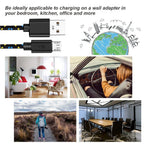 2.4A Micro USB Cable 0.5m/1m/2m/3m