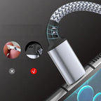 PD 60W Type C To Type C Extended Cable Fast Charge