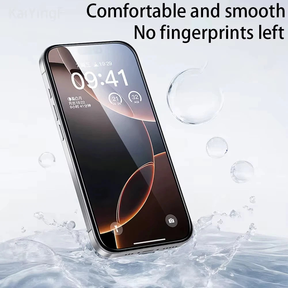 4Pcs Full Cover Tempered Glass For iPhone