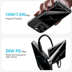 Magnetic Power Bank 5000mAh Slim Wireless External Battery