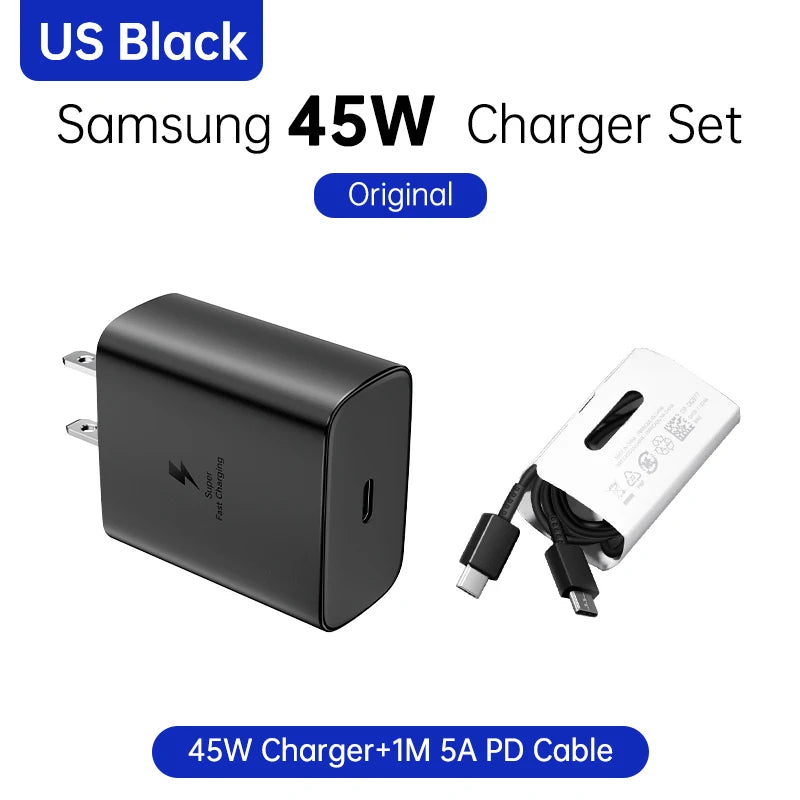 SAMSUNG Charger PD 45W Super Fast Charging