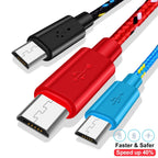 2.4A Micro USB Cable 0.5m/1m/2m/3m