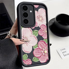 Oil Painting Flower Soft Case For Samsung Galaxy