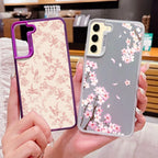 Small Pink Flowers Painting Phone Case For Samsung Galaxy