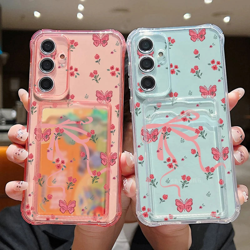 Card Slot Pocket Case For Samsung Galaxy S25