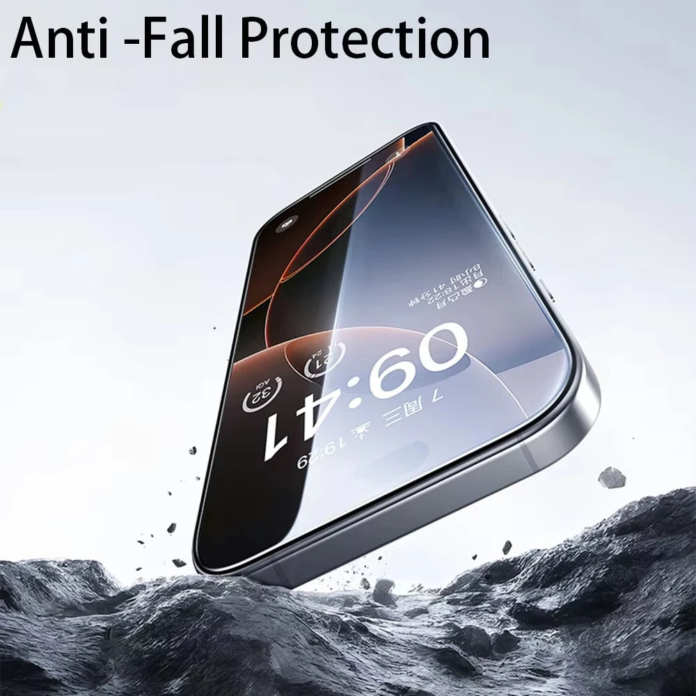4Pcs Full Cover Tempered Glass For iPhone