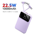 Power Bank 10000mAh 22.5W Fast Charging External Battery