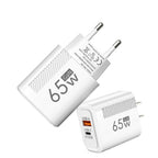 Total 65W Fast Charging US Plug Phone Charge Adapter