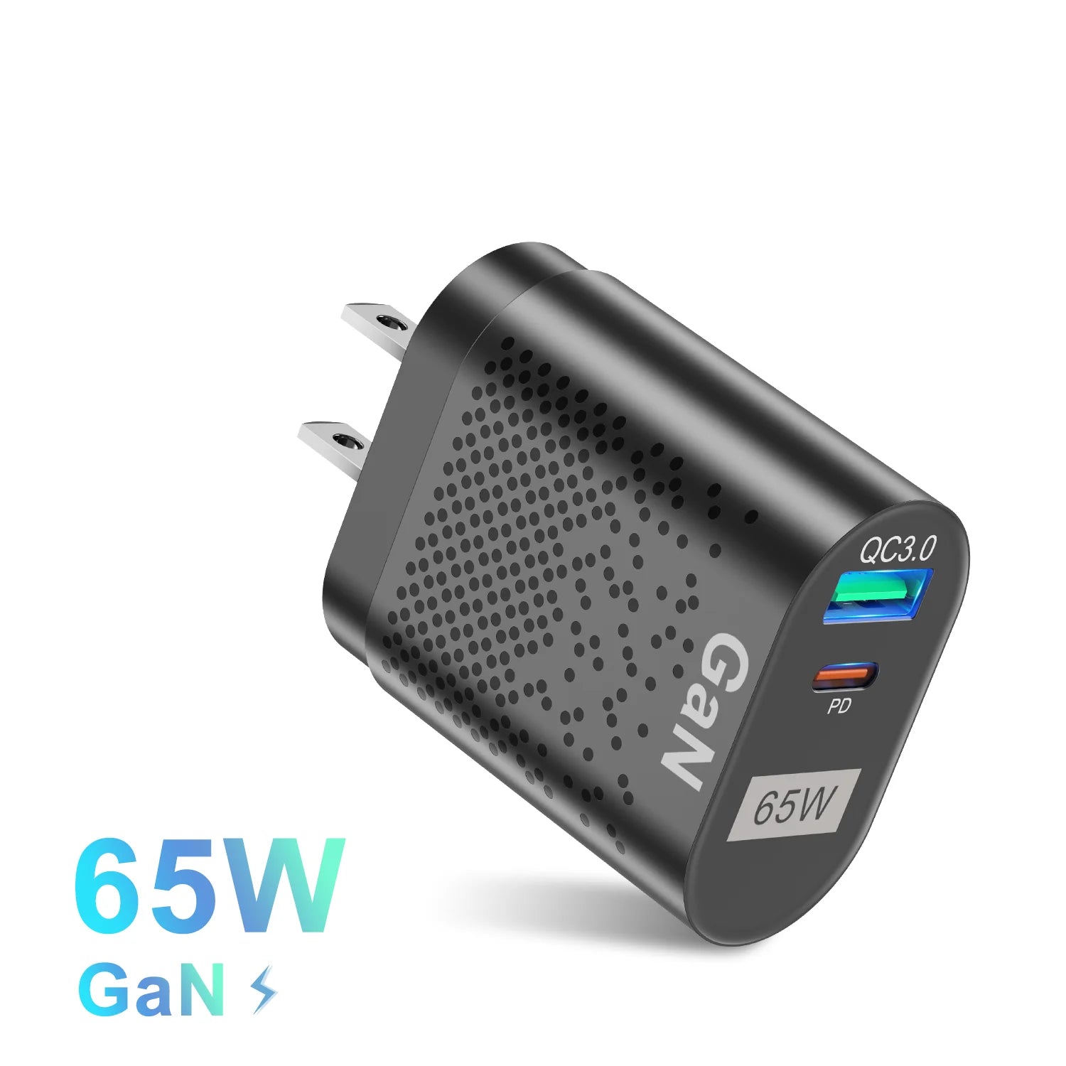 US Plug 65W GaN Charger Tablet Laptop Fast Charger