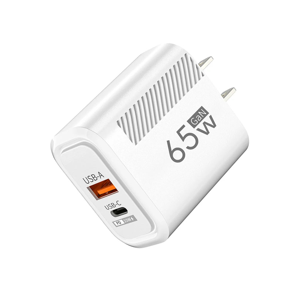 Total 65W Fast Charging US Plug Phone Charge Adapter