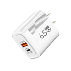 Total 65W Fast Charging US Plug Phone Charge Adapter