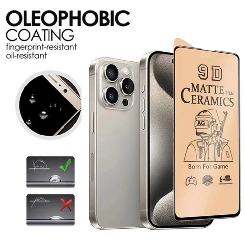 5PCS Matte Ceramic Film For iPhone