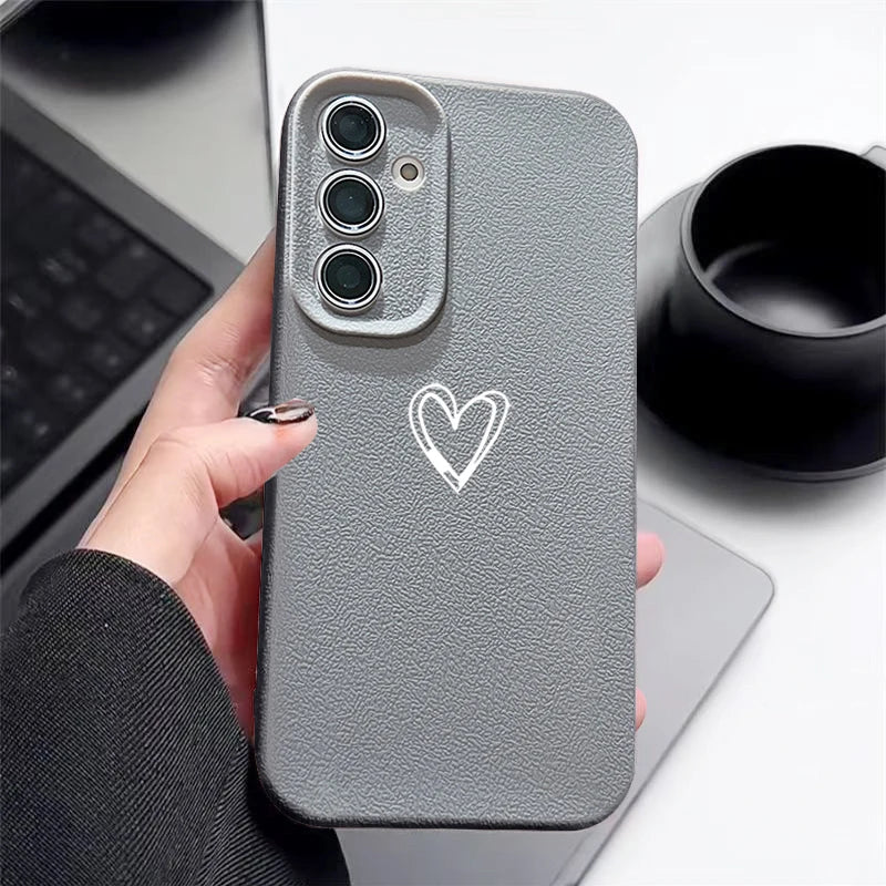 Leather Texture TPU Phone Case For Samsung Galaxy