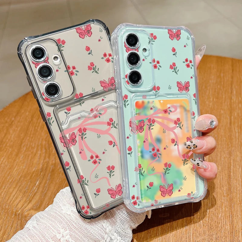 Card Slot Pocket Case For Samsung Galaxy S25