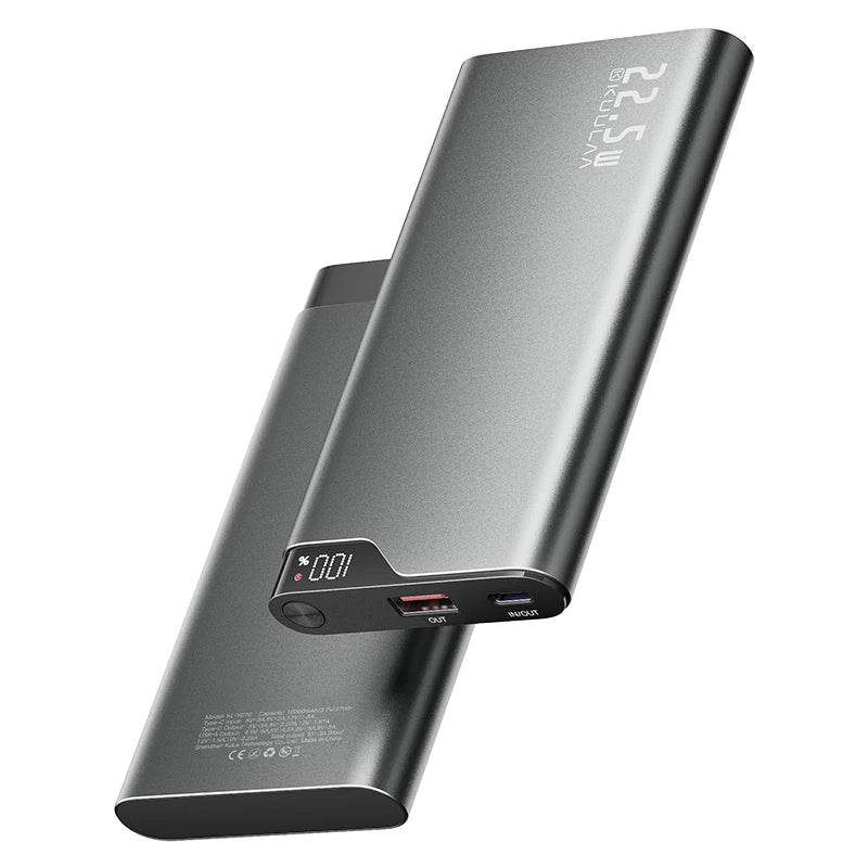 2PCS Power Bank 22.5W 10000mAh Portable Charge