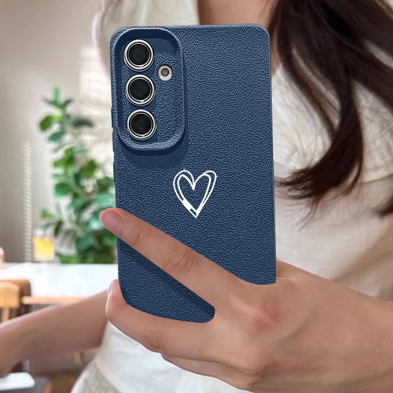 Leather Texture TPU Phone Case For Samsung Galaxy