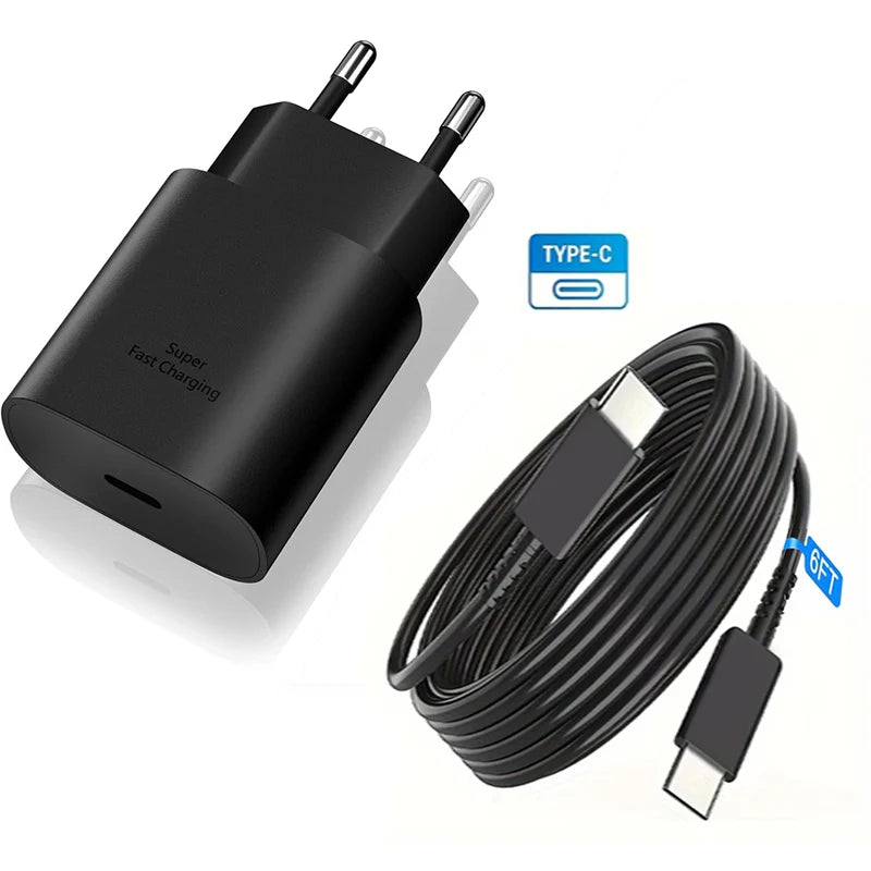 25W USB C PD Super Fast Charger  Samsung Galaxy