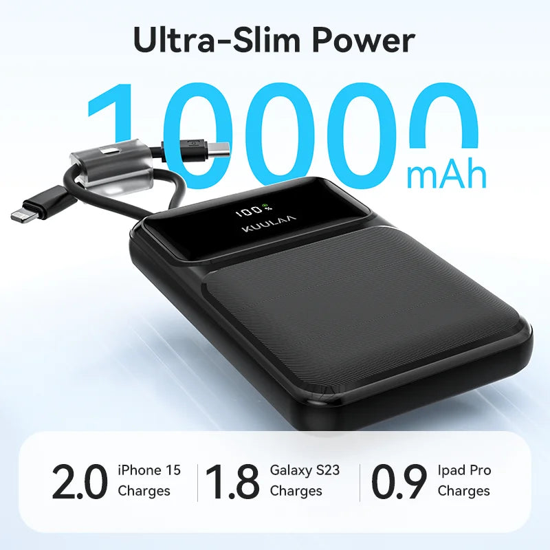 Power Bank 10000mAh 22.5W Fast Charging External Battery