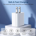 1-3Set 20W US USB C Port Fast Charger For iPhone