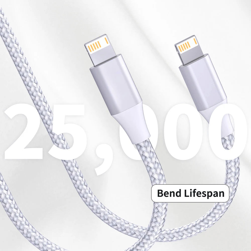 USB A To Lightning Cable For iPhone