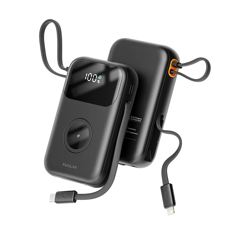 ‌10000mAh Power Bank with Cable for iPhone