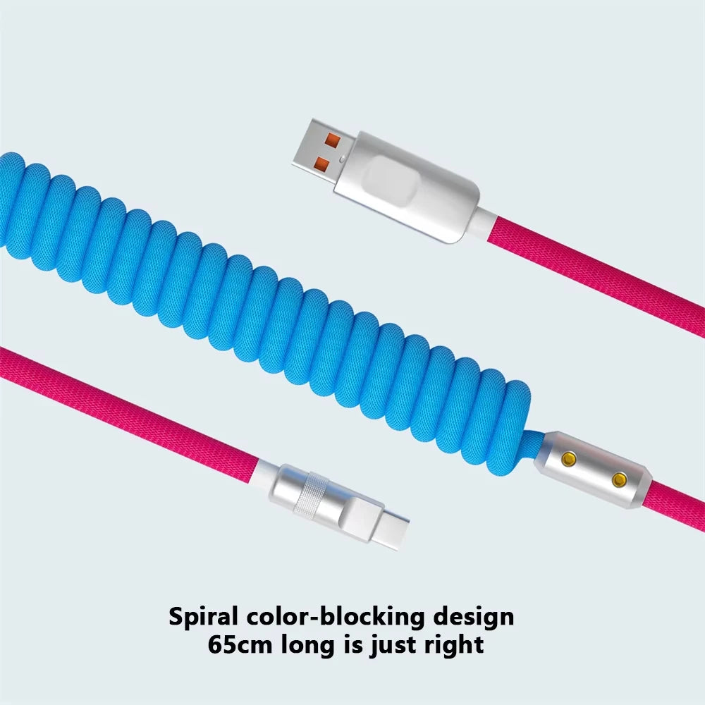 1.8M 120W Fast Charge USB Cable Quick Charge Type-C Charger