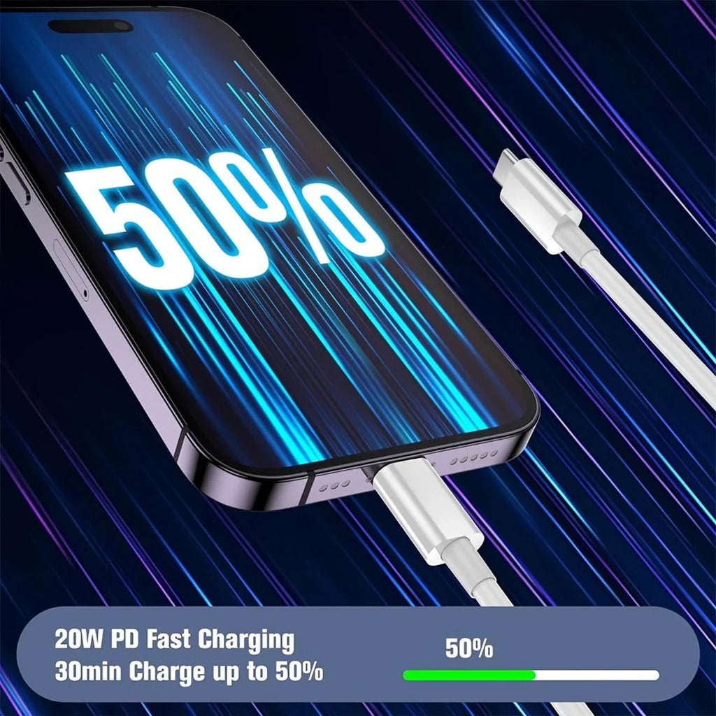 1-3Set 20W US USB C Port Fast Charger For iPhone