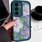 Oil Painting Flower Soft Case For Samsung Galaxy