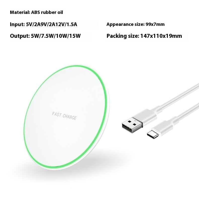Ultra-Thin Round Wireless Charger